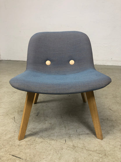 Lorenzen lenestol fra Erik Jørgensen, blå