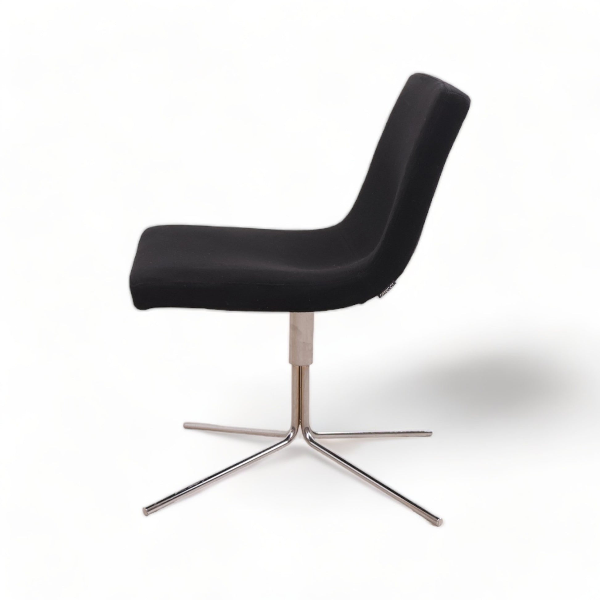 Nyrenset | Offecct Bond Easy stol i sort ull / krom