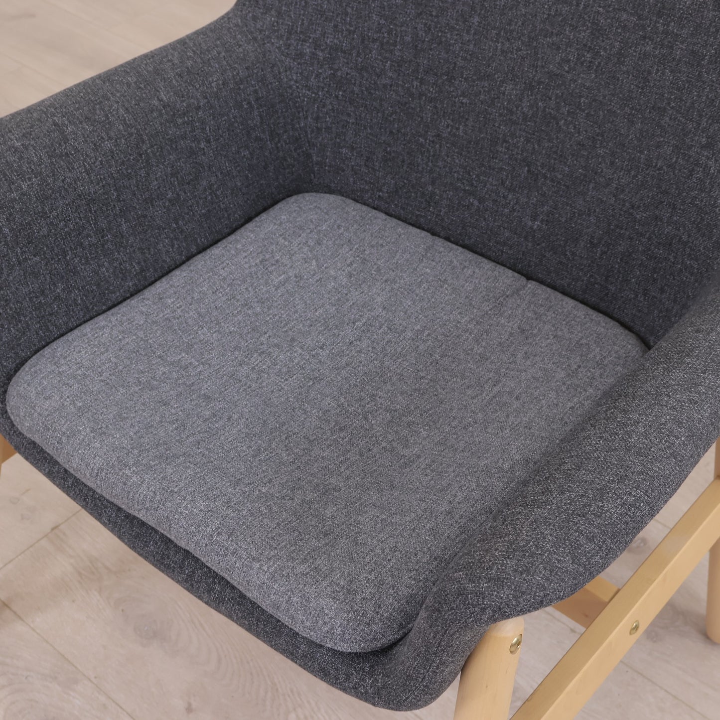 Nyrenset | Mørk grå IKEA Vedbo lenestol