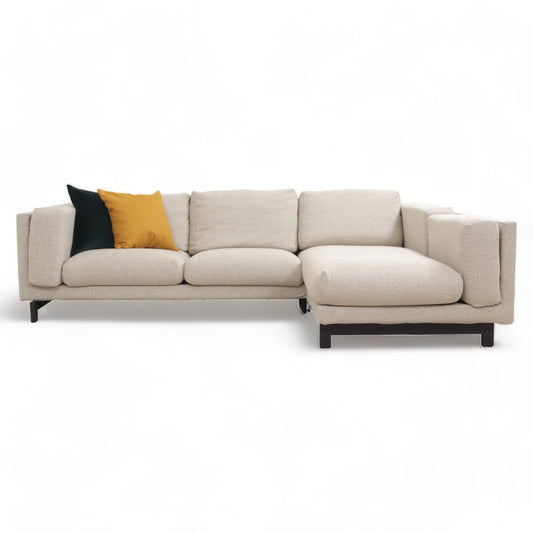 Nyrenset | Beige IKEA Nockeby sjeselongsofa