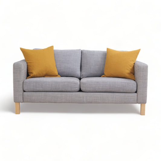 Nyrenset | Lys grå IKEA Karlstad 2-seter sofa