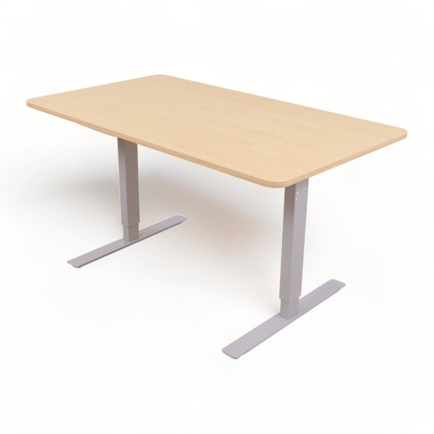 140x80 cm, manuelt hev/senk skrivebord
