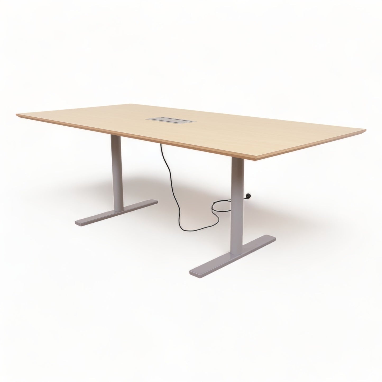 Elektrisk møteromsbord / skrivebord, 200 x 100 cm