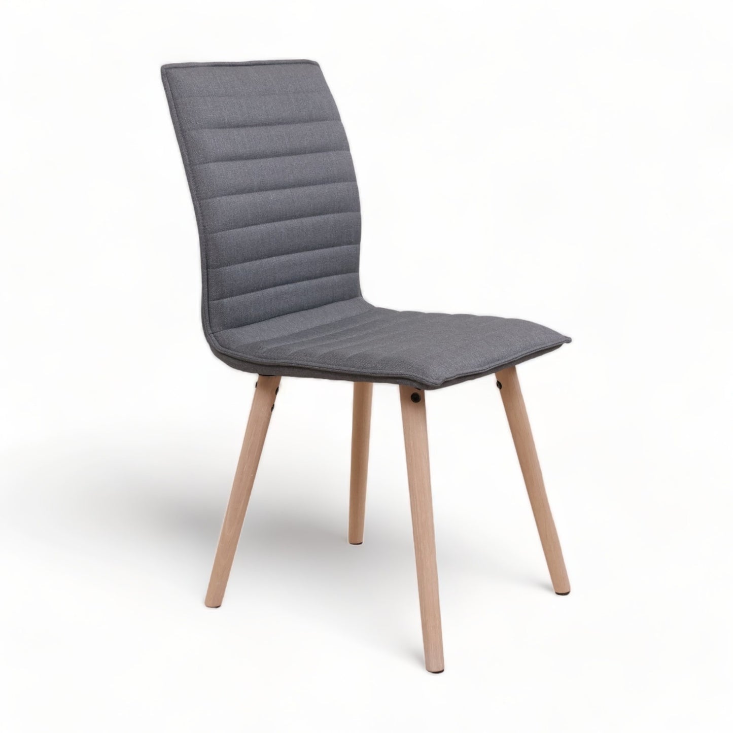 Karla spisestol, grå stoff