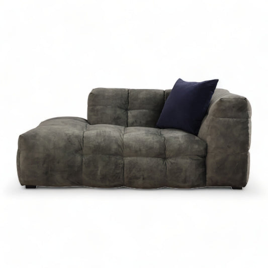 Ubrukt | Mørk grønn Michelin Canape sofa i velur