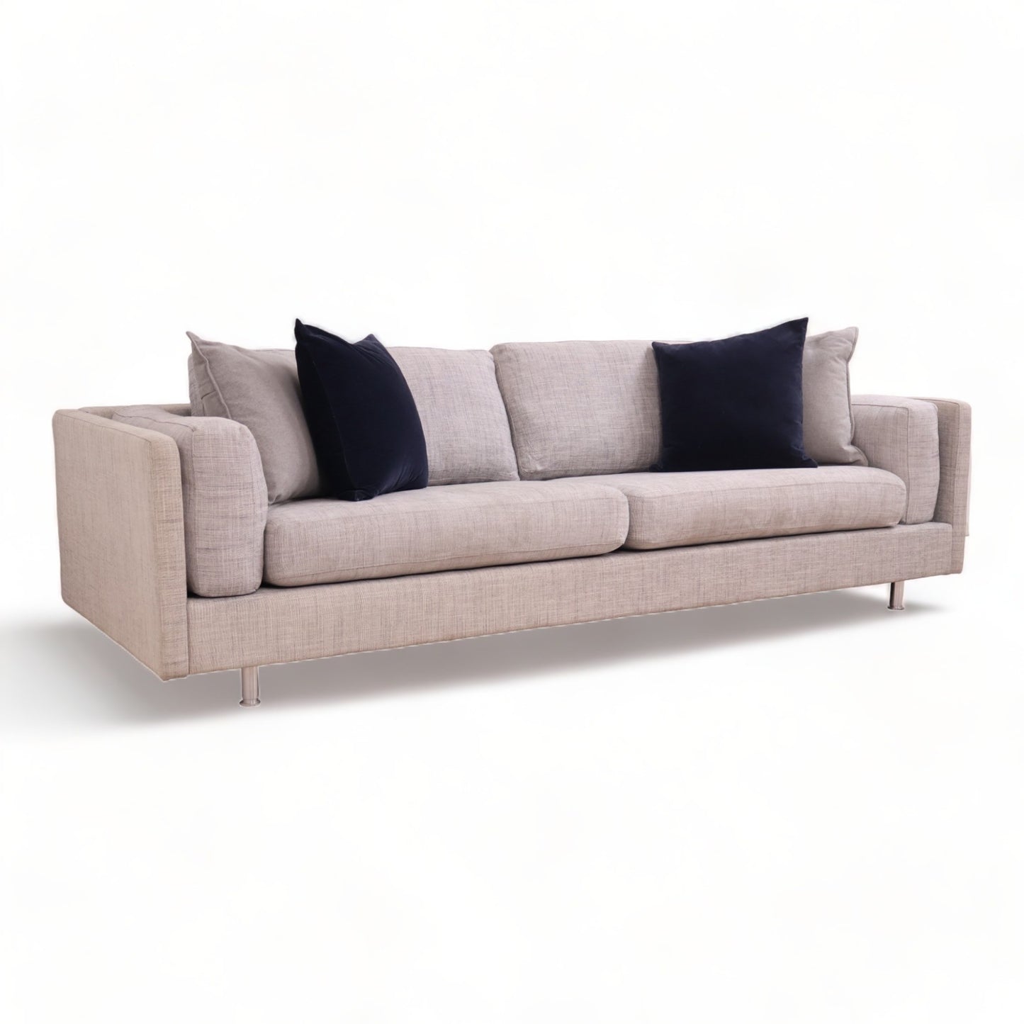 Nyrenset | Lys grå Saxo Living 3-seter sofa