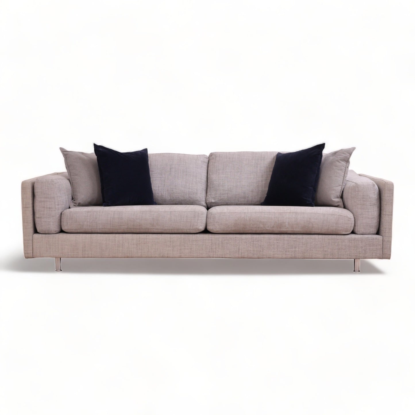 Nyrenset | Lys grå Saxo Living 3-seter sofa