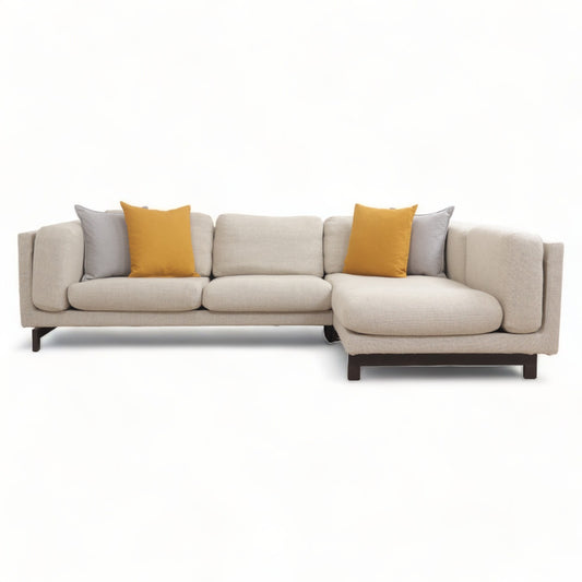 Nyrenset | Beige IKEA Nockeby sjeselongsofa