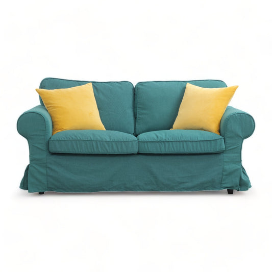 Nyrenset | Grønn/turkis IKEA Ektorp 2-seter sofa