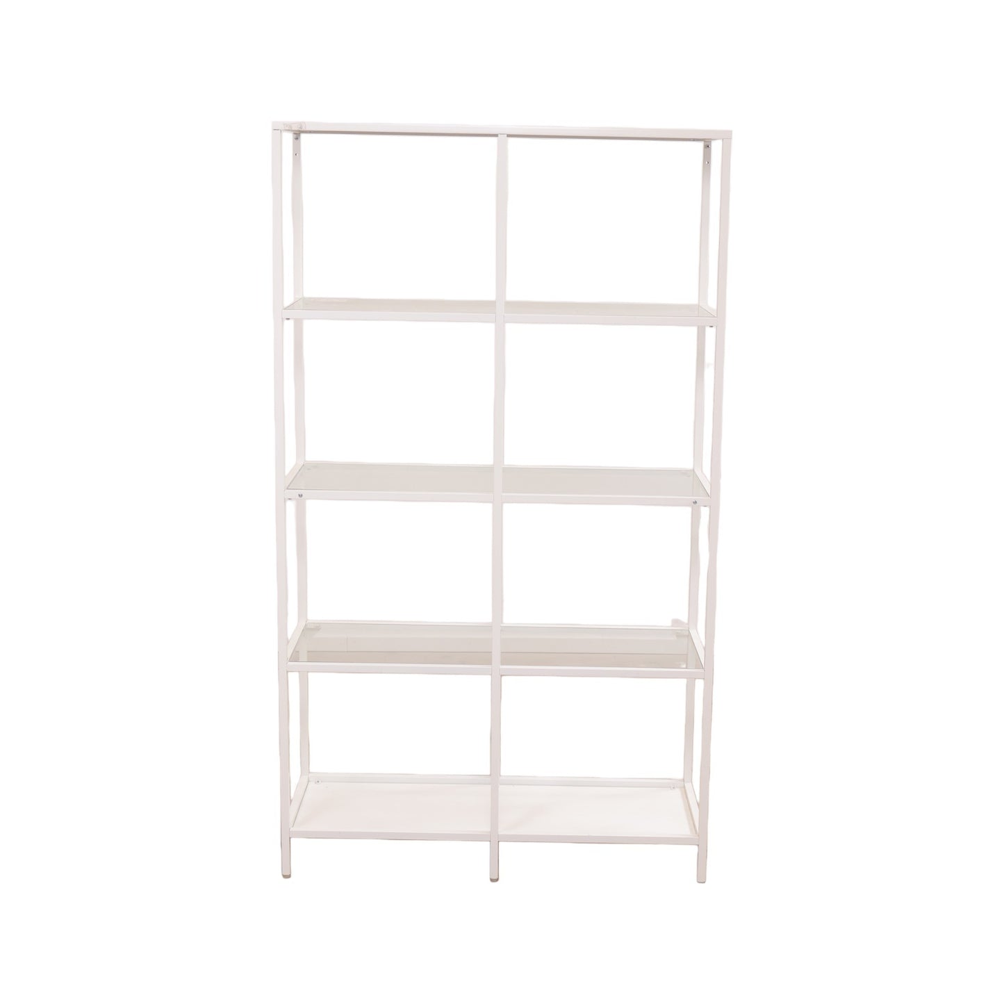 IKEA VITTSJÖ hylle 100x175 hvit/glass