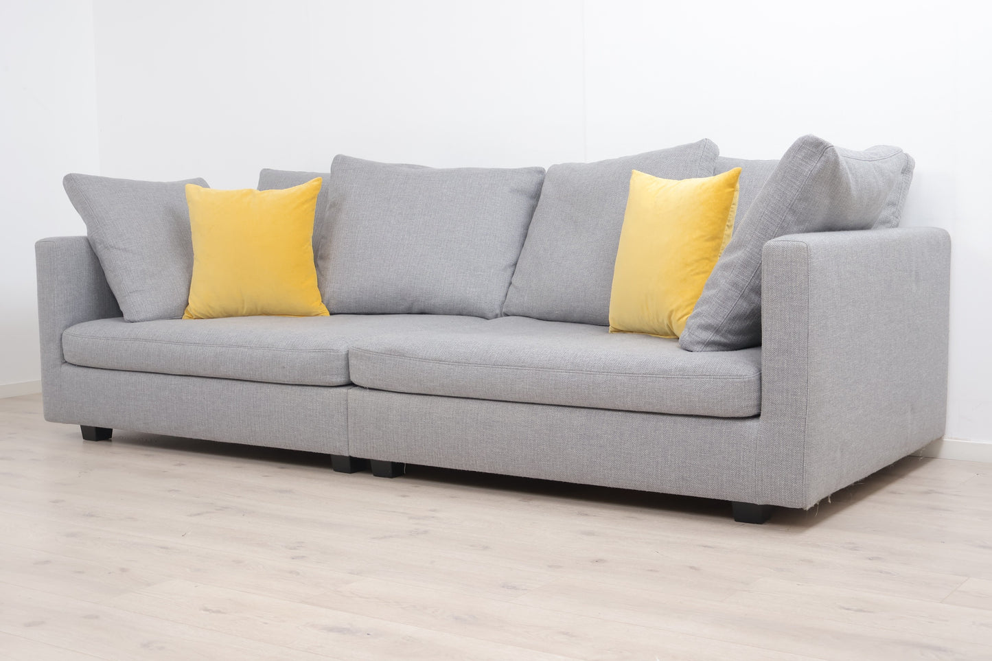 Nyrenset | Lys grå Habitat Viking 3-seter sofa