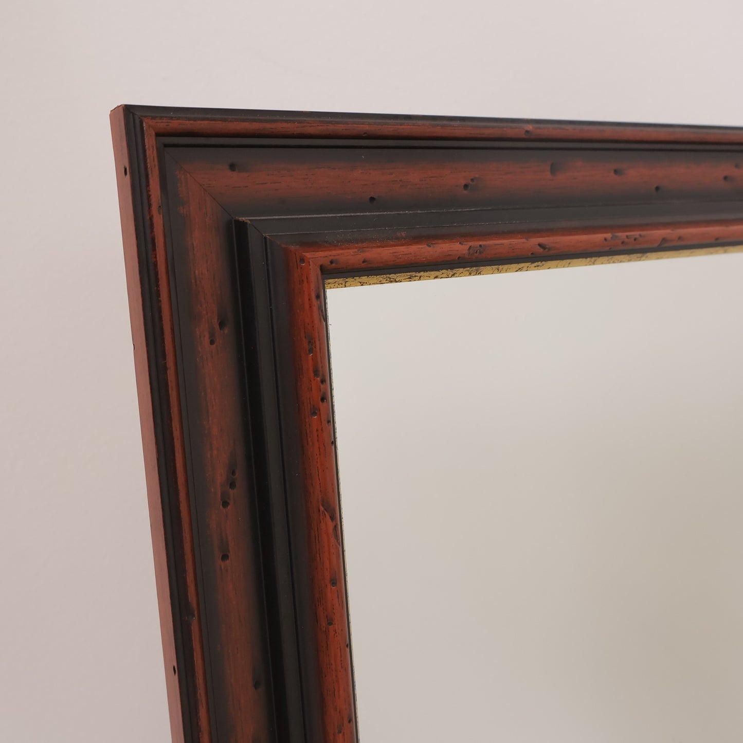 Kvalitetssikret | Speil med mørk brun ramme