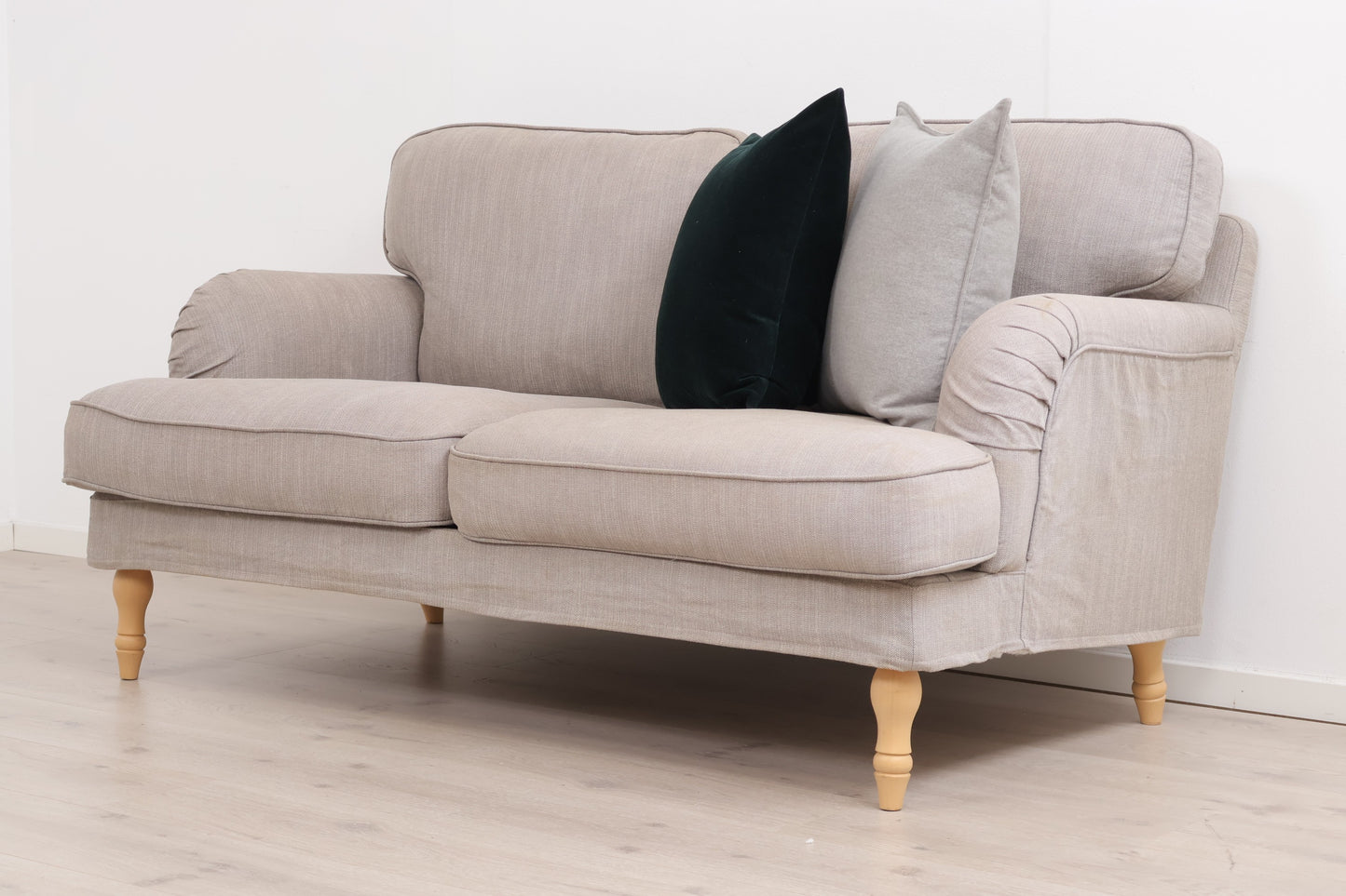 Nyrenset | Beige/grå IKEA 2-seter sofa