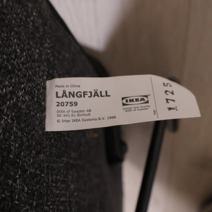 IKEA LÅNGFJÄLL kontorstoler, Gunnared mørk grå/svart
