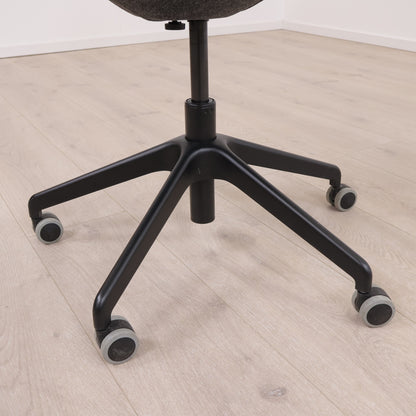 IKEA LÅNGFJÄLL kontorstoler, Gunnared mørk grå/svart