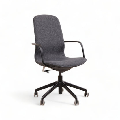IKEA LÅNGFJÄLL kontorstoler, Gunnared mørk grå/svart