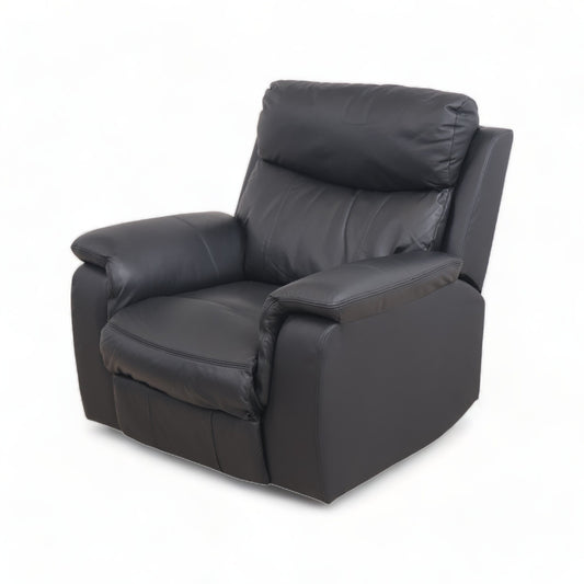 Nyrenset | Sort Mayfield stol med recliner