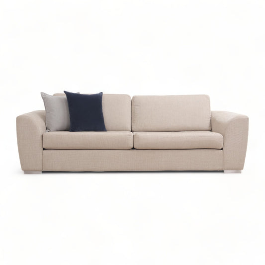 Nyrenset | Beige 3-seter sofa