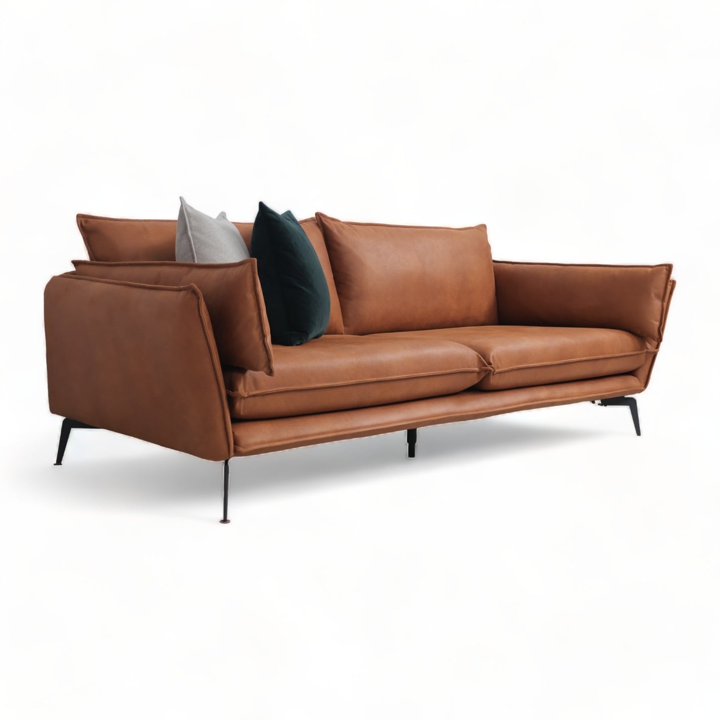 Nyrenset | Brun Skye 3-seter sofa