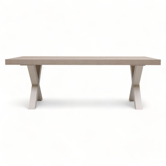 Kvalitetssikret | Calcutta Spisebord i lyst treverk, 226x102x78