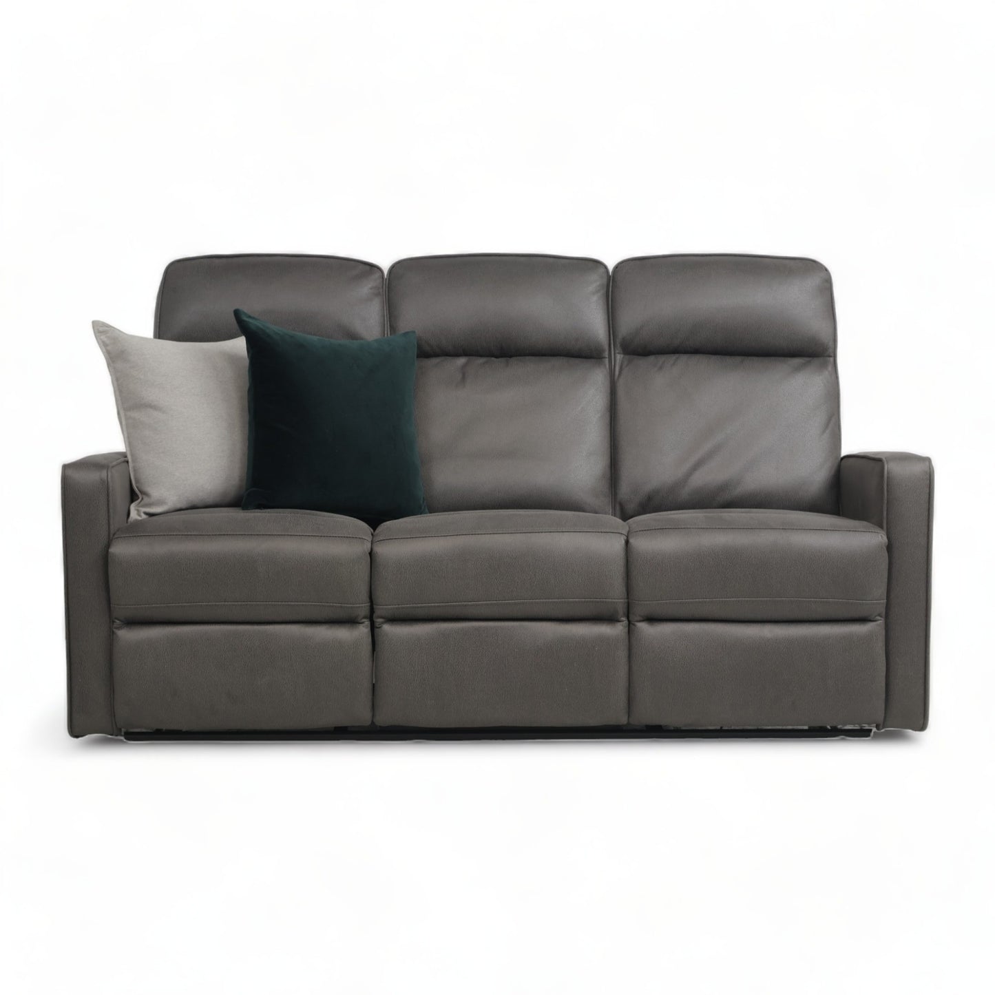 Ubrukt | Grå Asila 3-seter sofa med recliner
