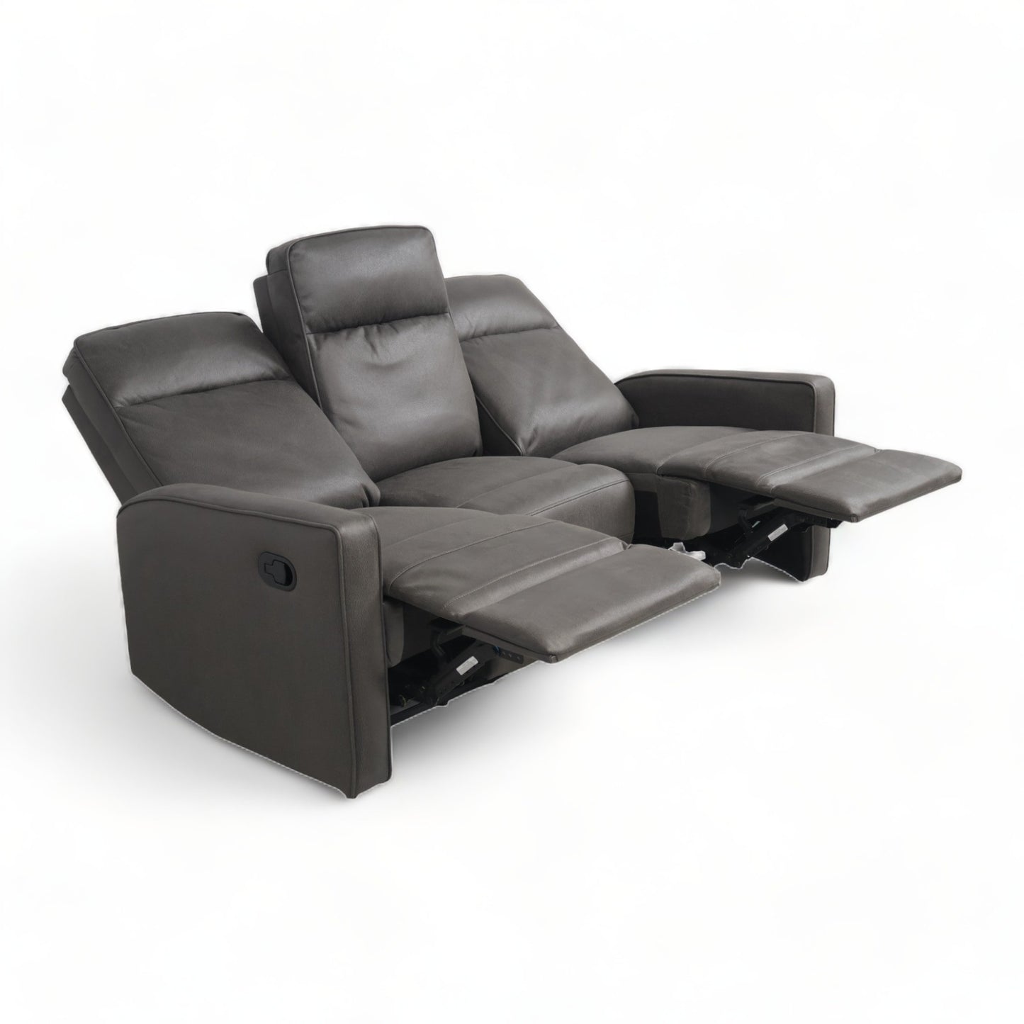 Ubrukt | Grå Asila 3-seter sofa med recliner