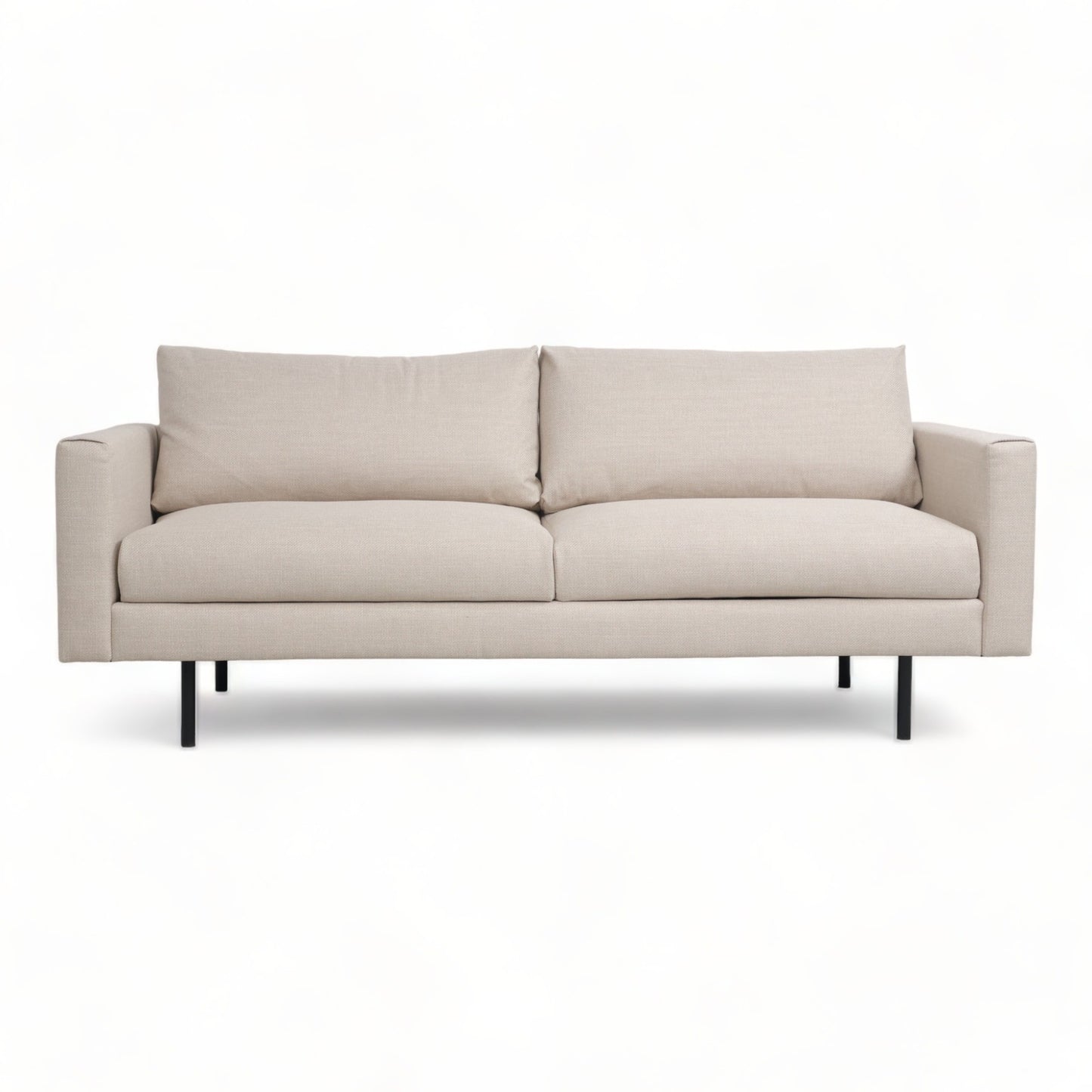 Nyrenset | Beige Paia 3-seter sofa med sorte bein