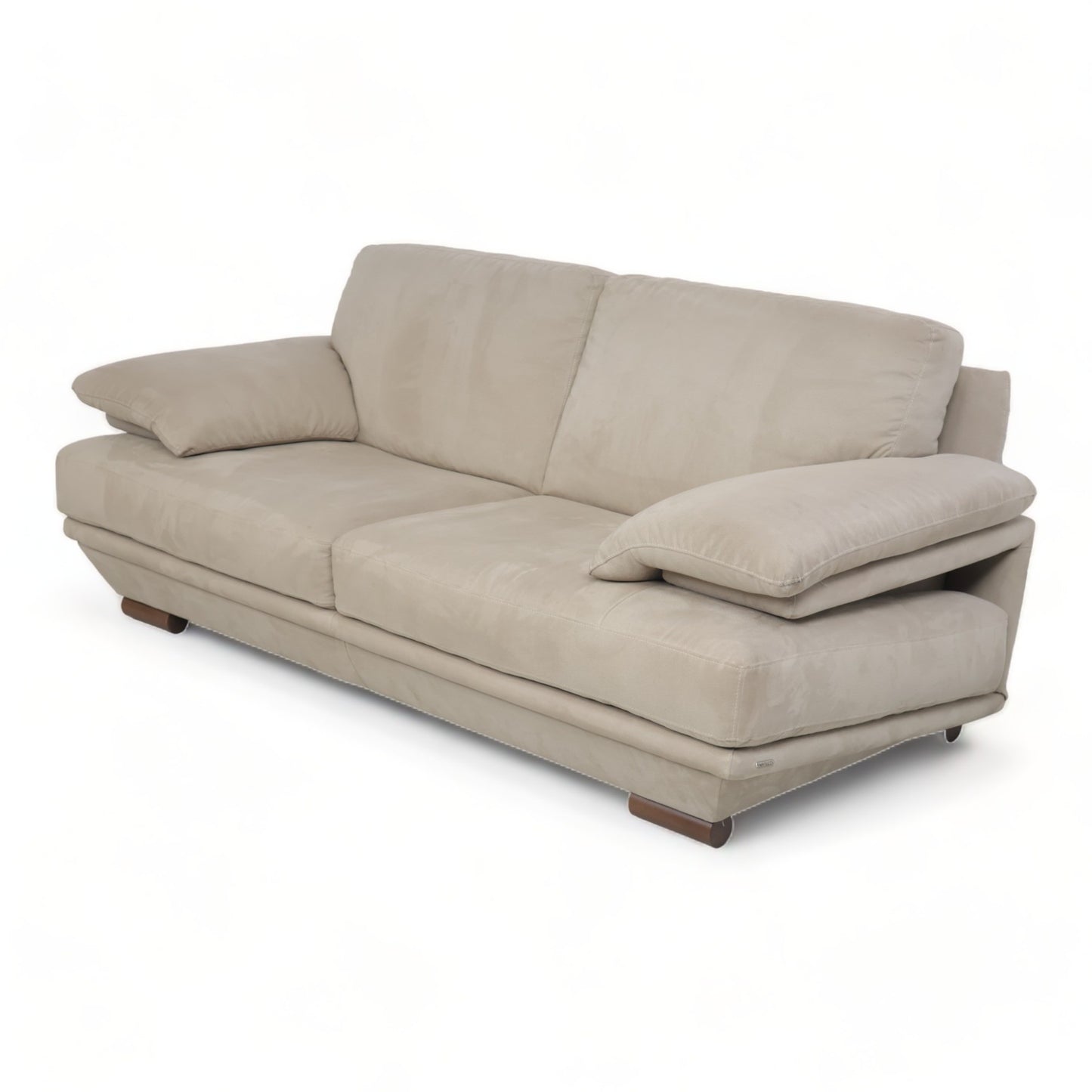 Nyrenset | Grå/beige Natuzzi Plaza 2-seter sofa