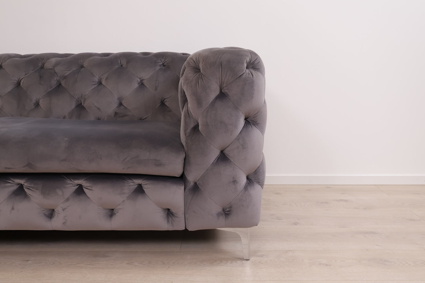 Nyrenset | Grå Bella 3-seter sofa