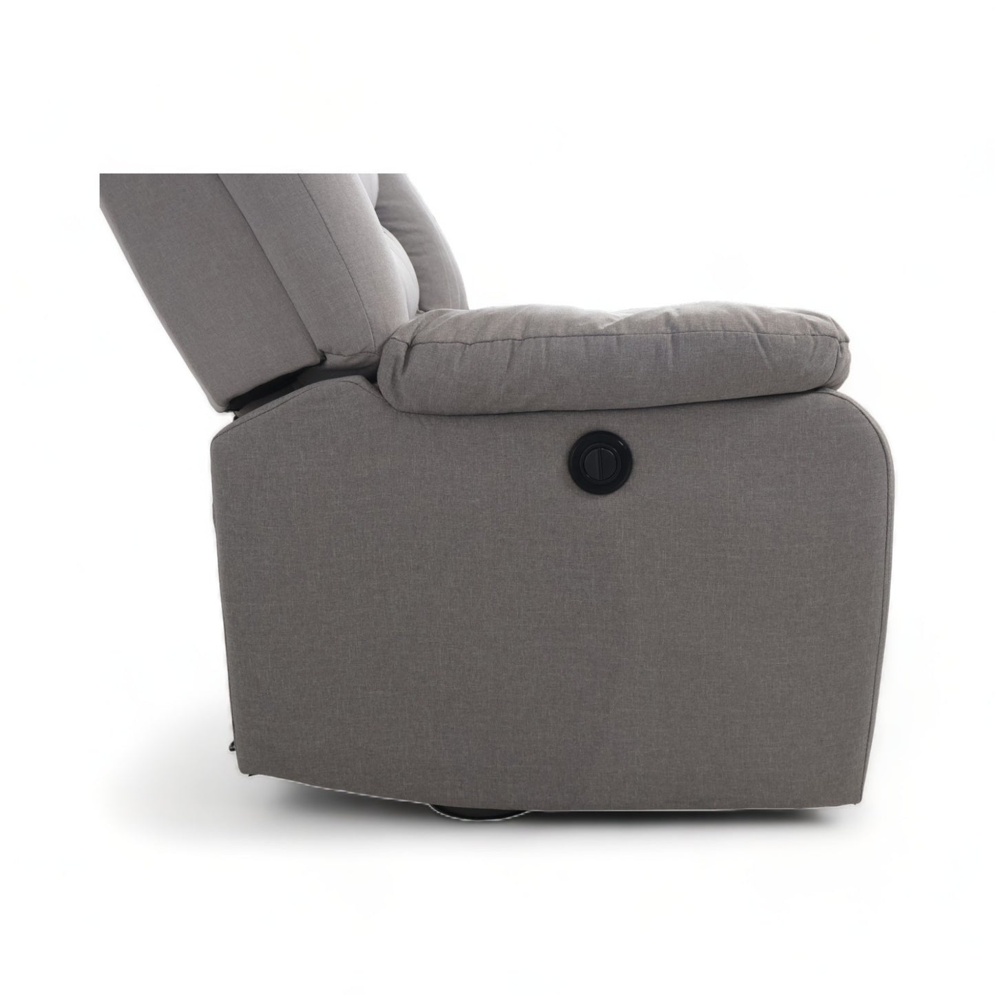 Nyrenset | Lys grå elektrisk recliner lenestol