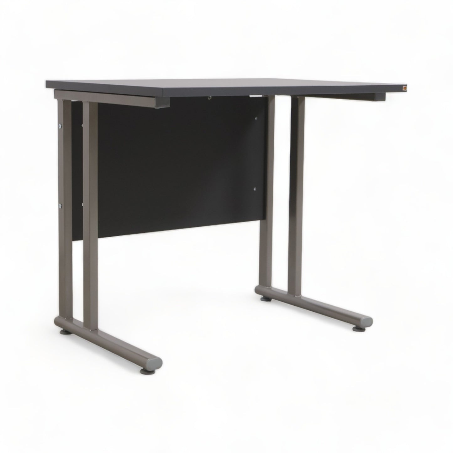 Helt nytt | FLEXUS skrivebord, L800 B600 H720 mm, grå/alu