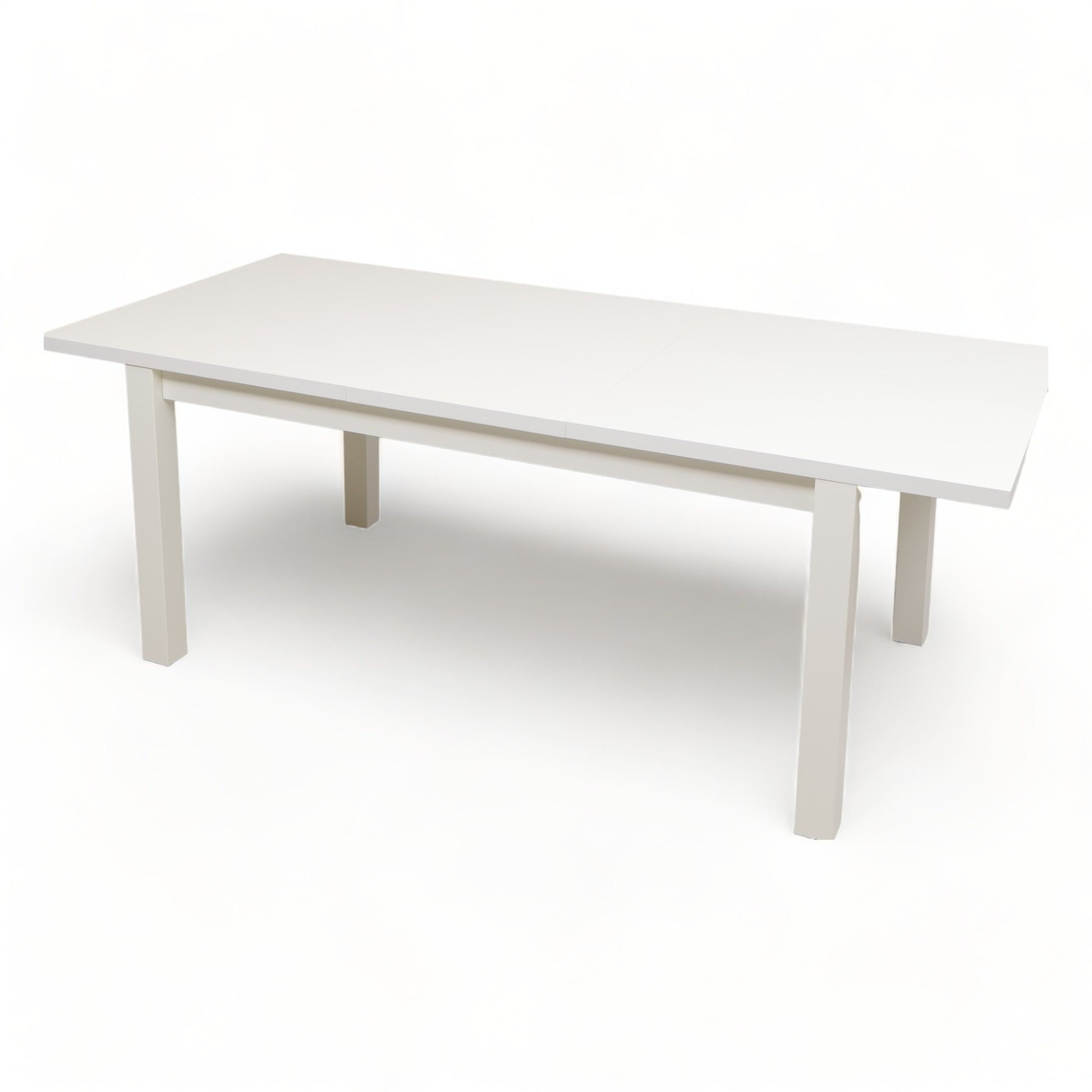 Ubrukt | Spisebord i fargen hvit, 160/210 x 95 cm