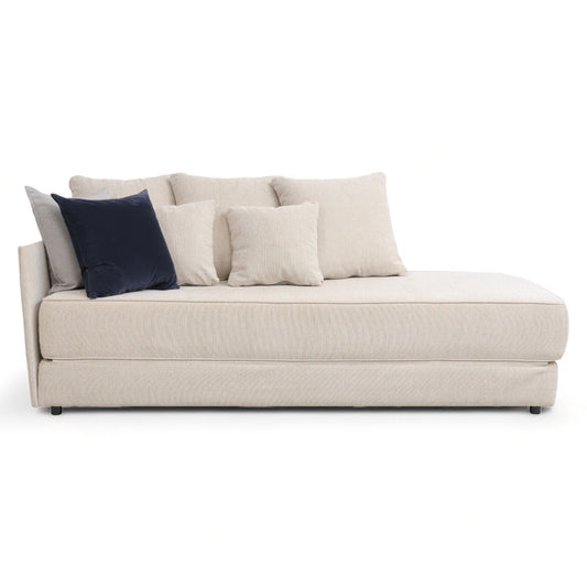 Nyrenset | Beige 2,5-seter sovesofa