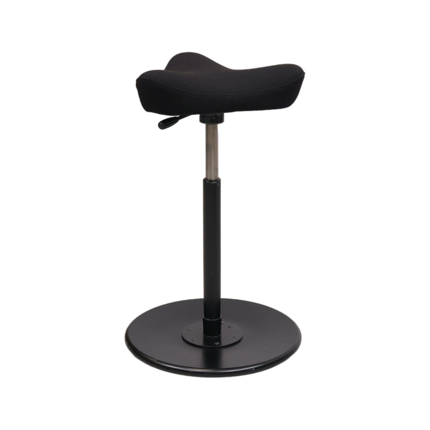 Nyrenset | Hev/senk Variér barstol i sort stoff