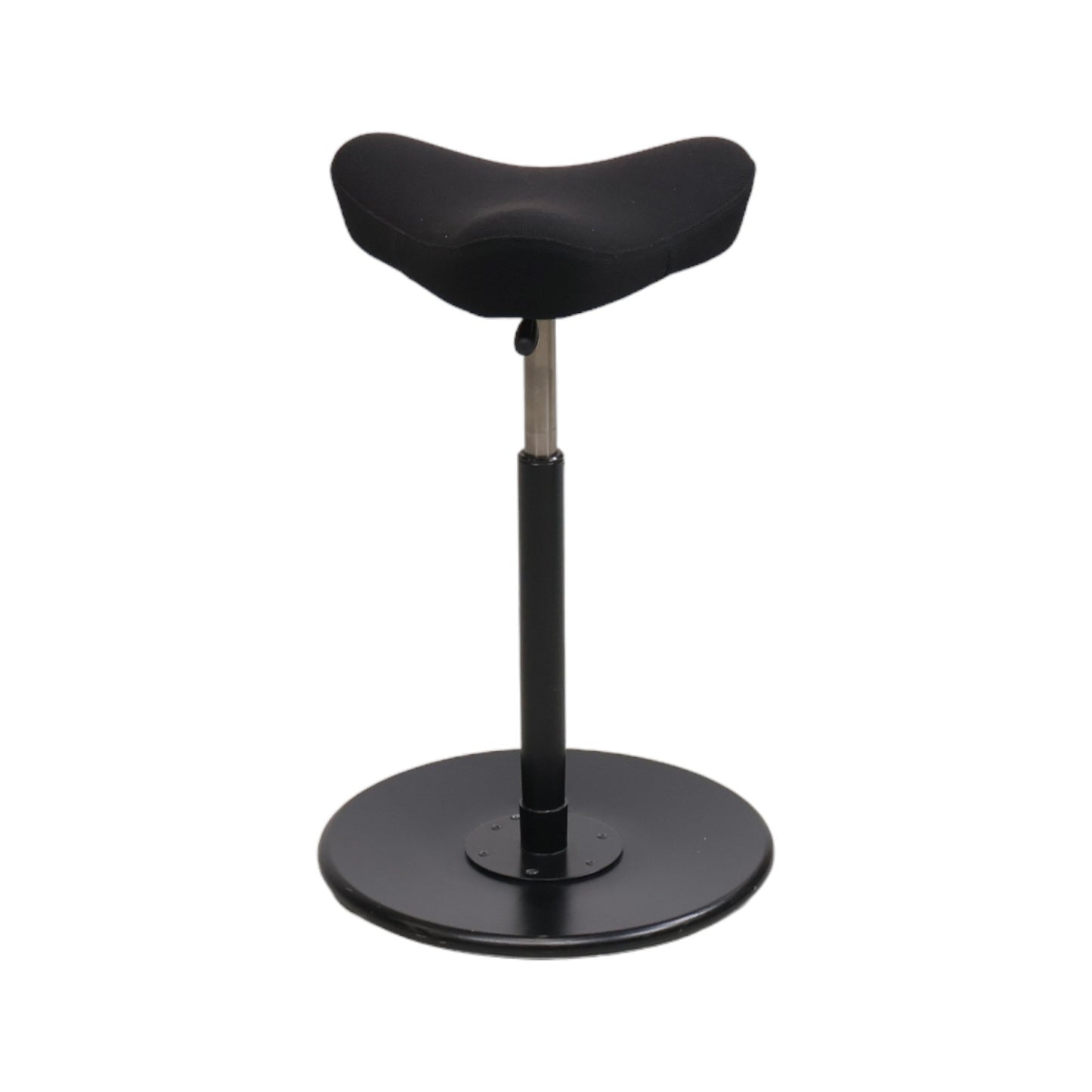 Nyrenset | Hev/senk Variér barstol i sort stoff