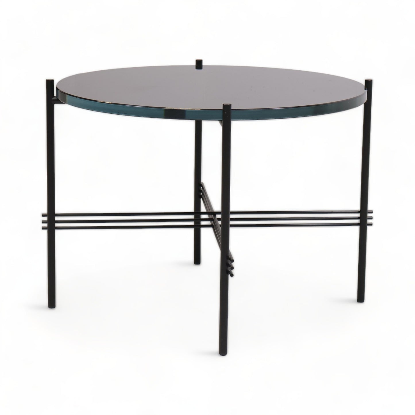 Kvalitetssikret | Gubi TS Coffee Table (Ø55) i sort farge