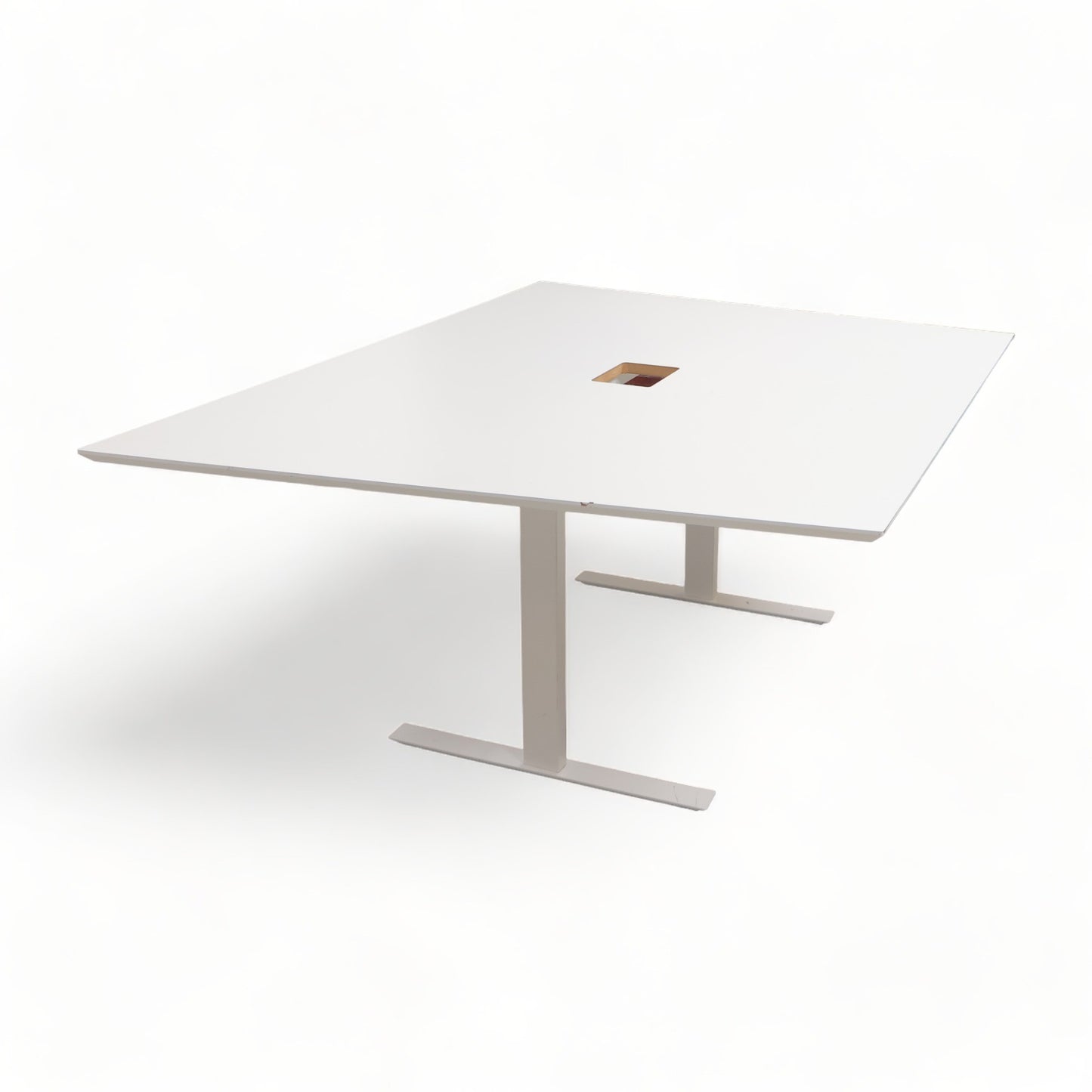 Kvalitetsikret | Elementa hvit møtebord, kvadratisk