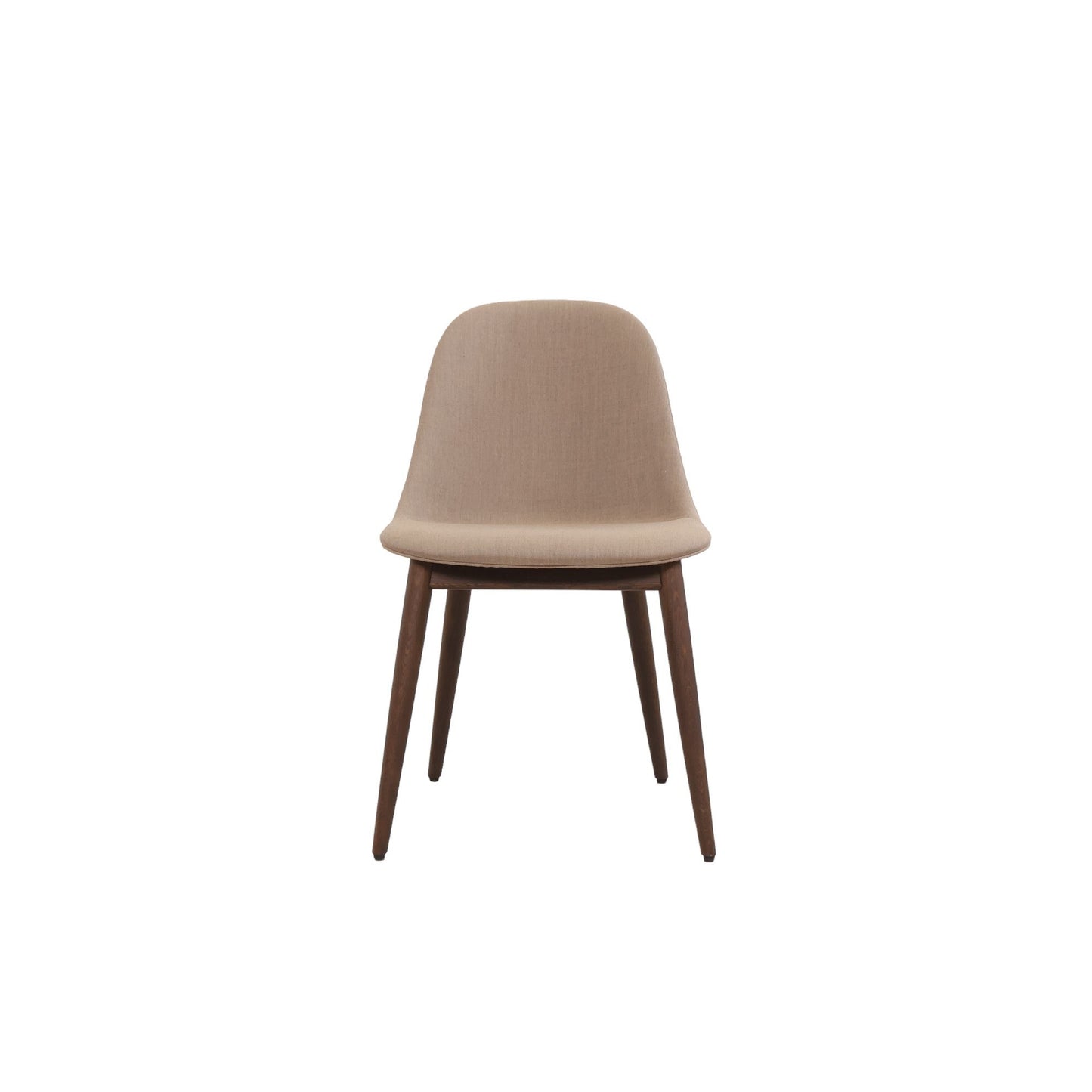 Rengjort | MENU Harbour Side Dining Chair, Wooden Base, upholstered