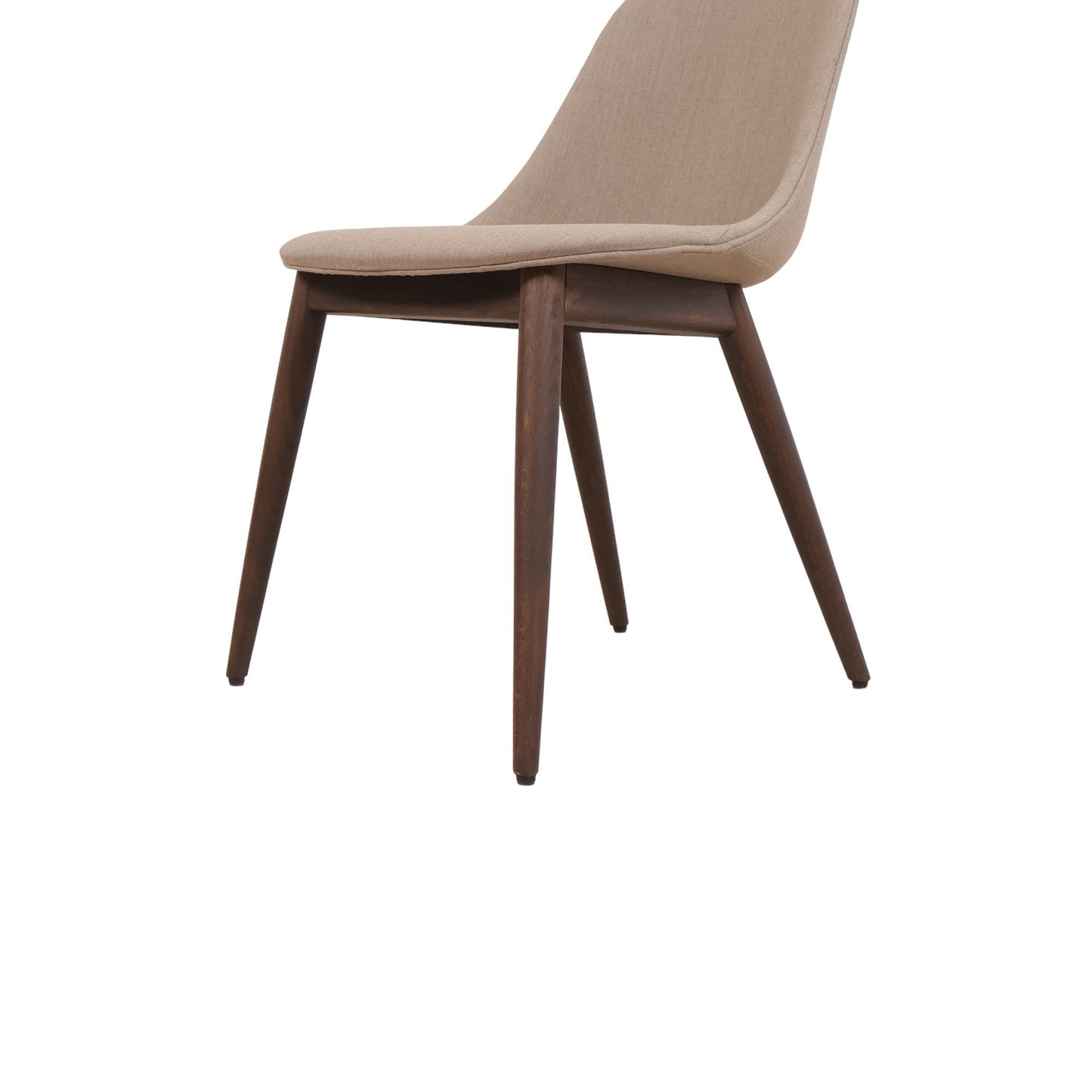 Rengjort | MENU Harbour Side Dining Chair, Wooden Base, upholstered