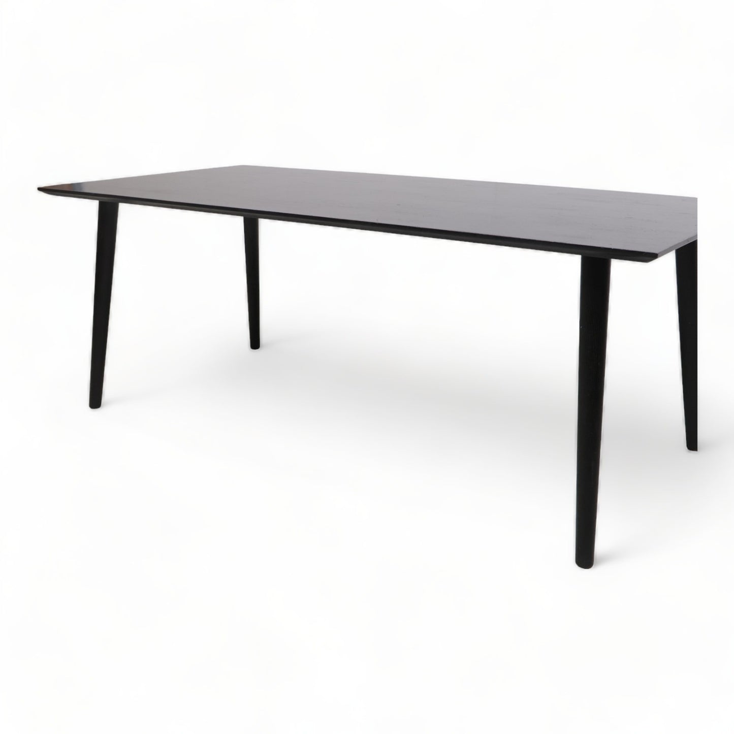 Nyrenset | Kristensen & Kristensen helsort spisebord. 200/250x95 cm