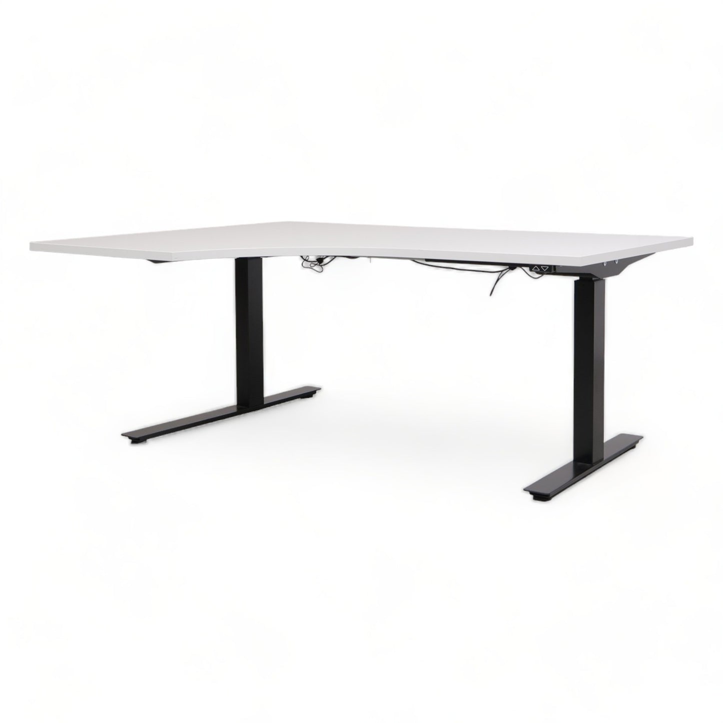 Kvalitetssikret | Elektrisk hev/senk skrivebord med høyresving fra AJ Produkter. 160×120 cm