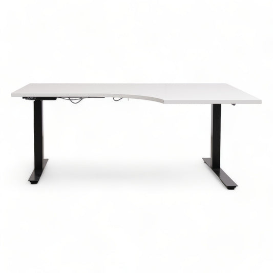 AJ Produkter | Elektrisk hev/senk skrivebord med høyresving. 160x120 cm