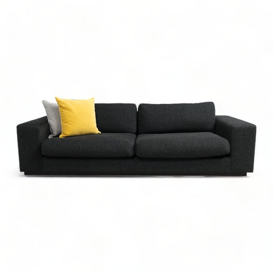 Nyrenset | Sort Bolia Sepia 3-seter sofa