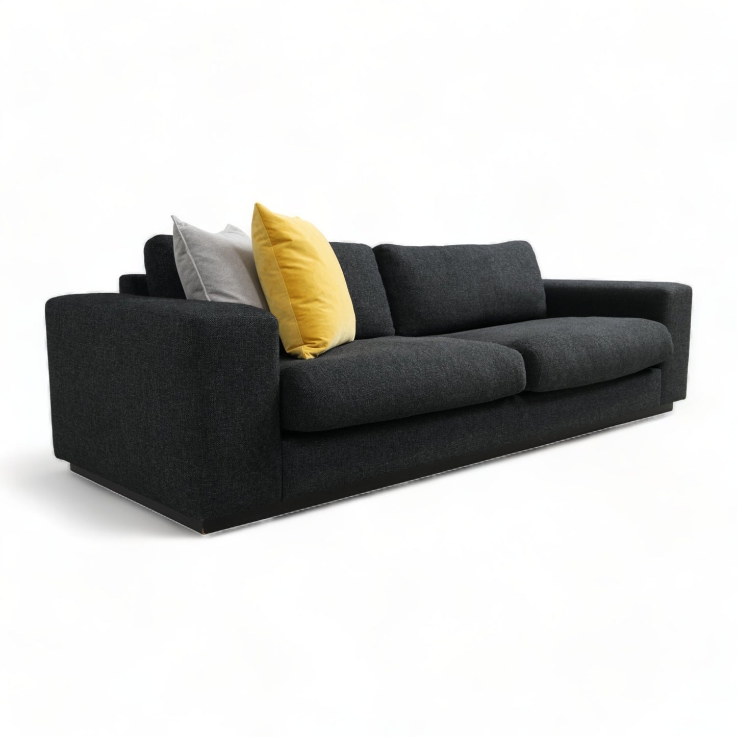 Nyrenset | Sort Bolia Sepia 3-seter sofa