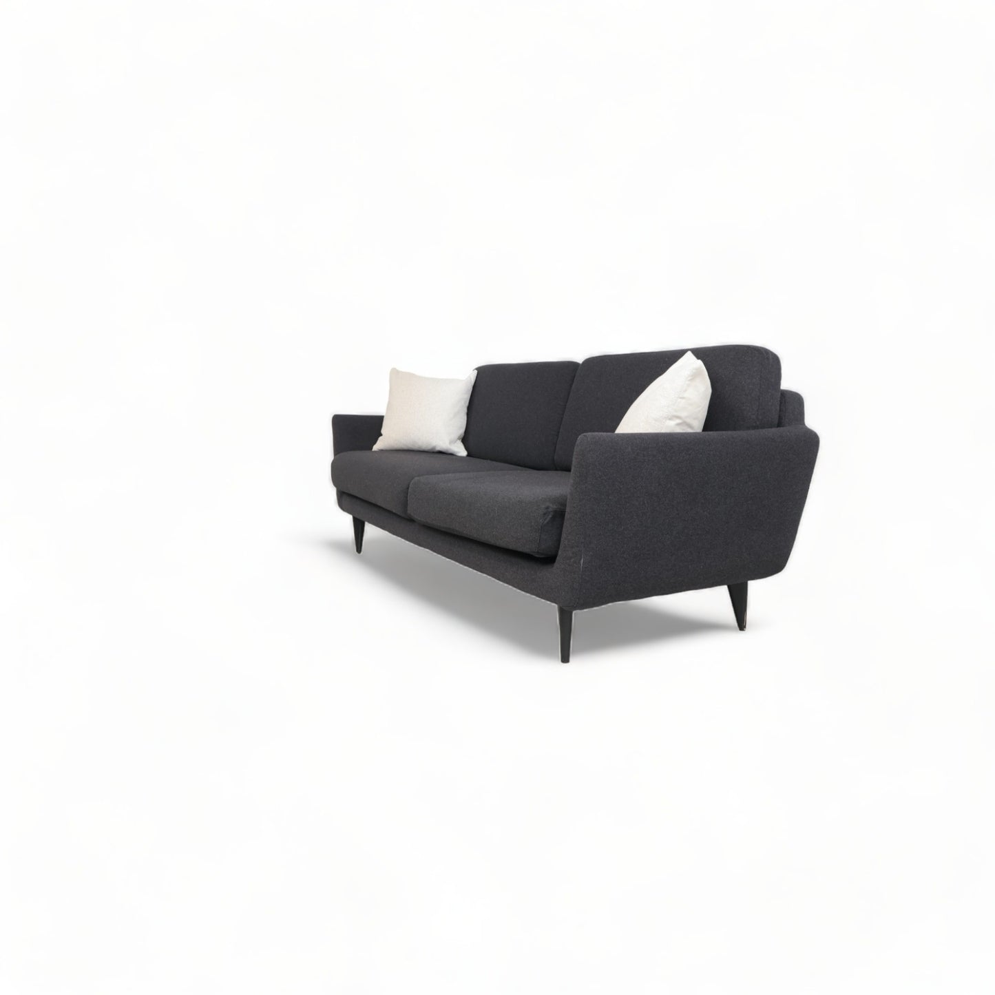 Nyrenset | Sort Sits 3-seter sofa