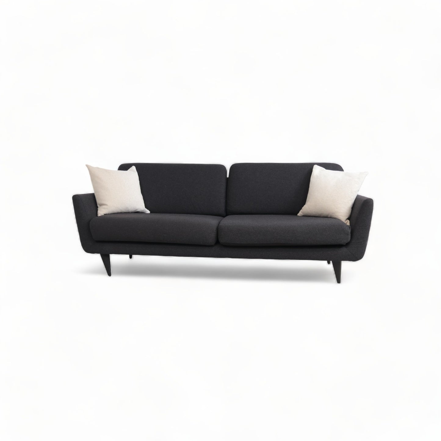 Nyrenset | Sort Sits 3-seter sofa