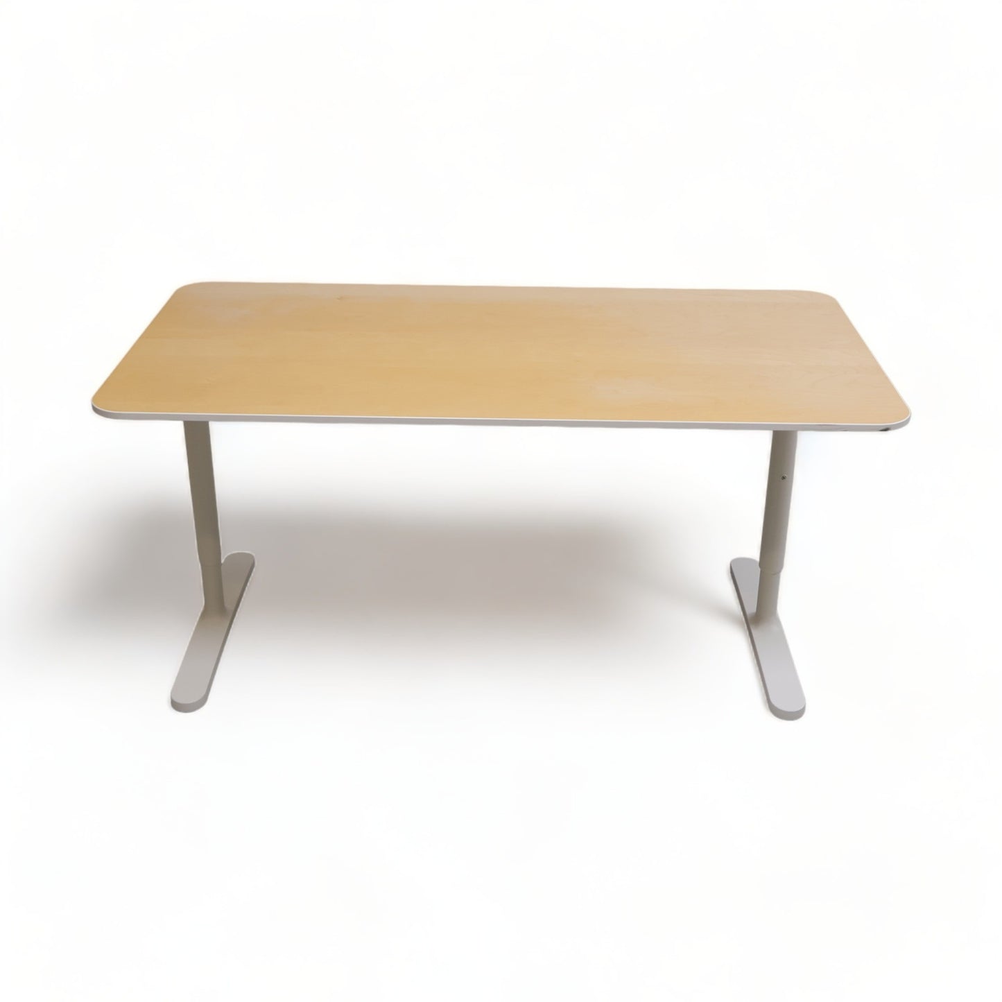 Kvalitetssikret | IKEA Bekant manuell hev/senk skrivebord, 160x80 cm