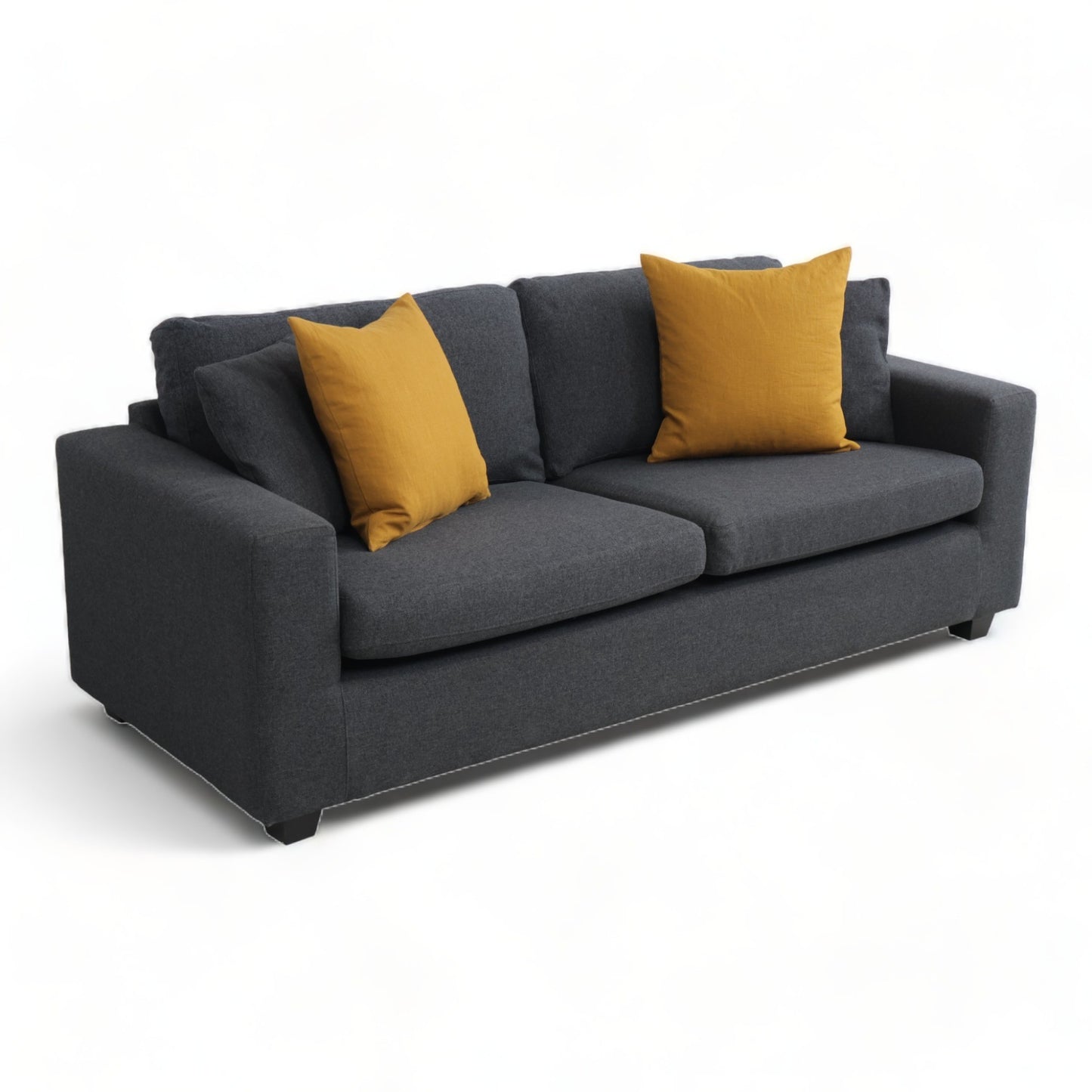 Nyrenset | Mørk grå Hjort Knudsen 3-seter sofa