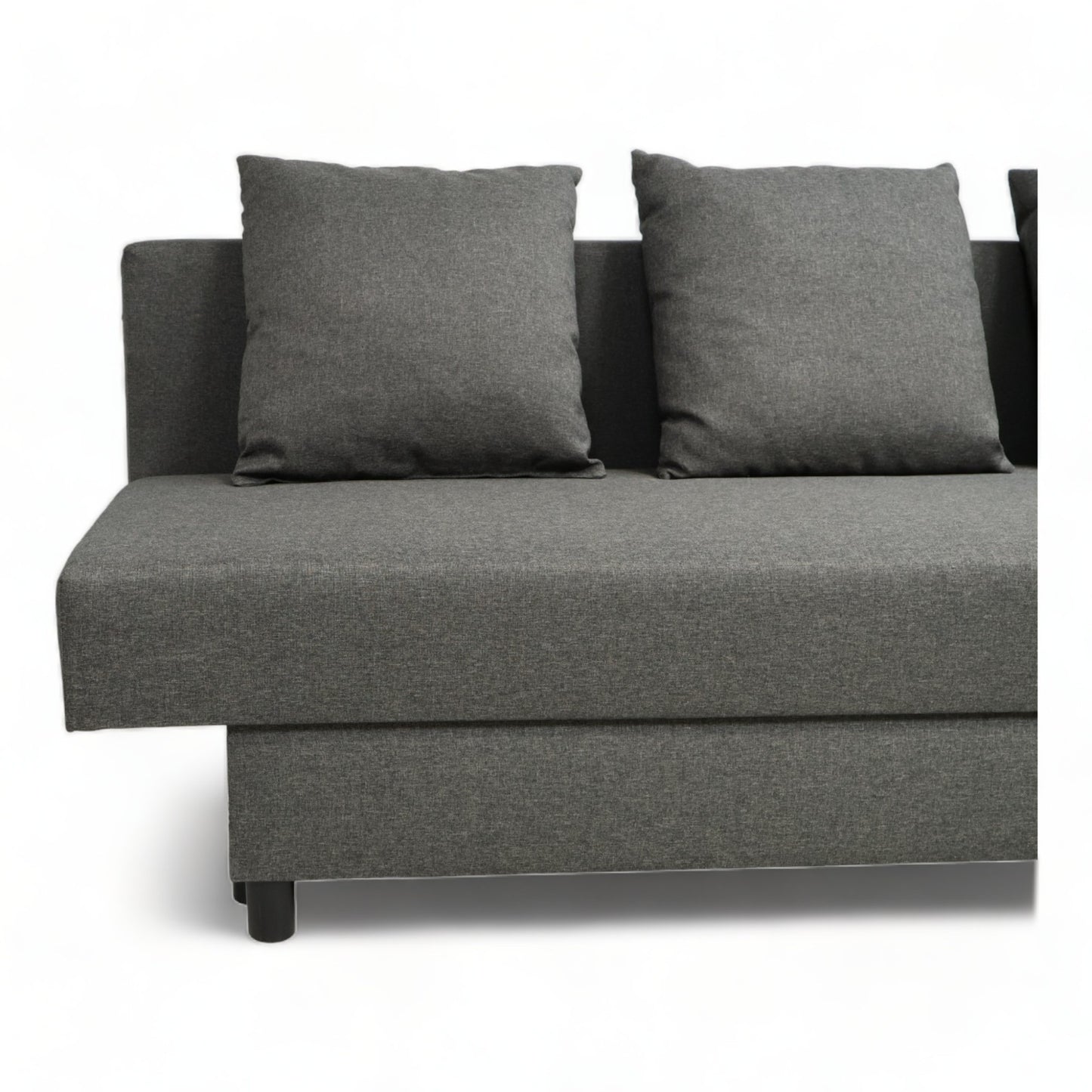 Utmerket tilstand | Mørk grå IKEA Asarum sovesofa