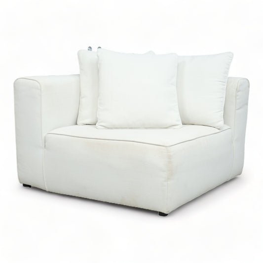 Nyrenset | Hvit sofamodul